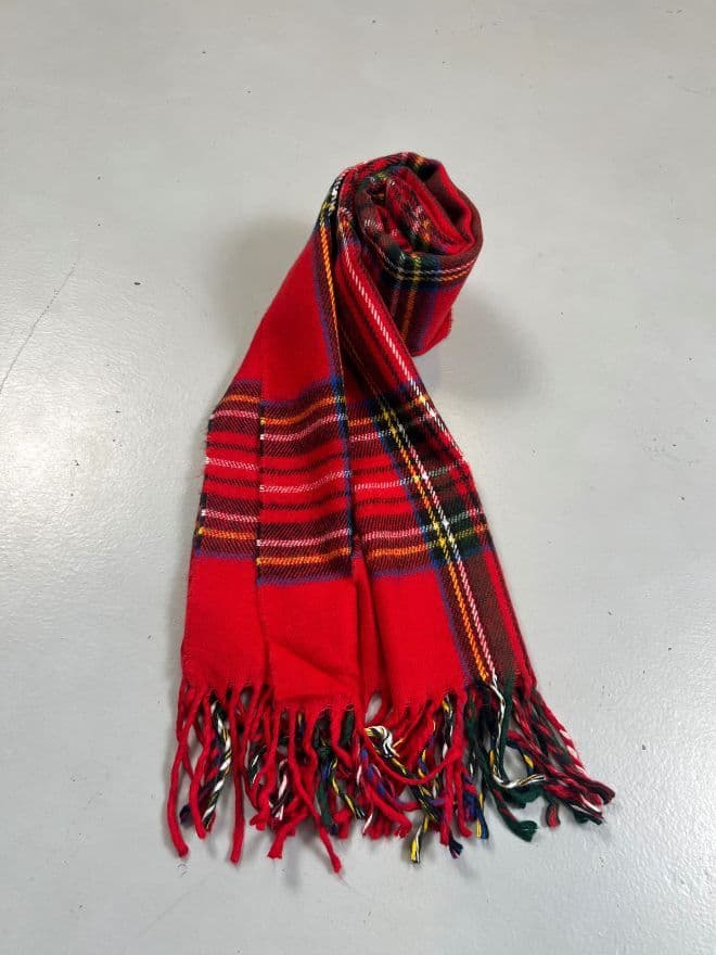 Bundle of Vintage Burberry Multicolour Check Scarves thumbnail 4