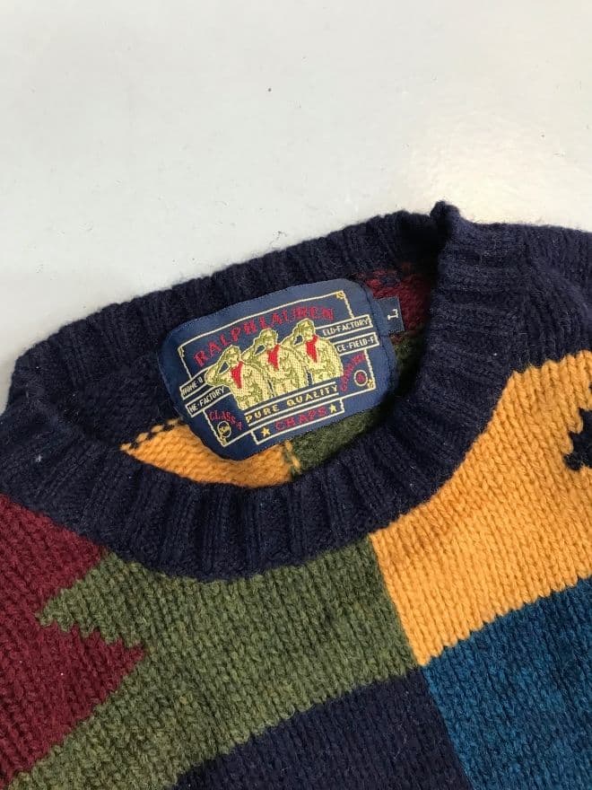 Vintage Chaps Ralph Lauren Knit Sweater – Multicolor | Men’s Large — image 2 of 6