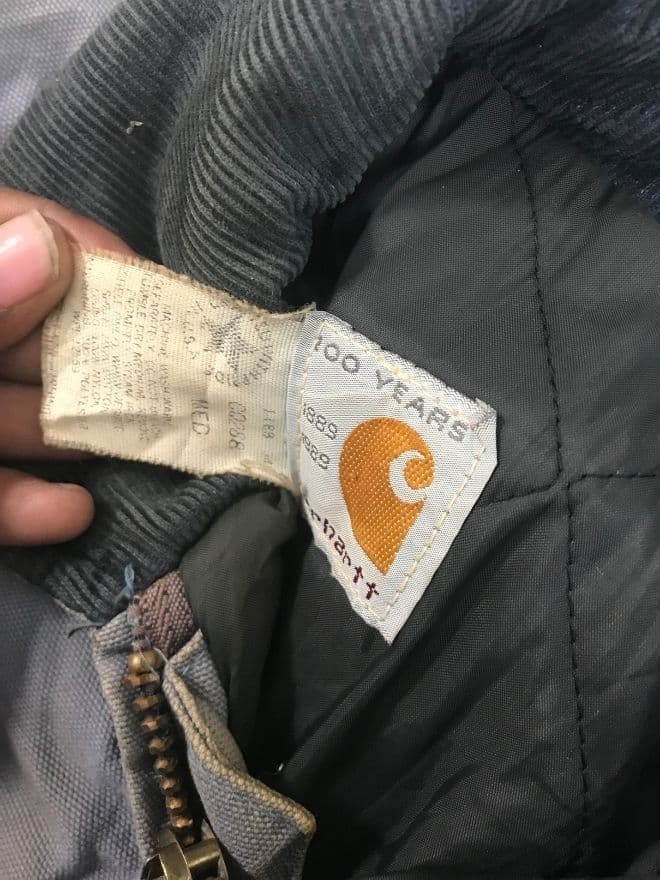 Vintage Carhartt Blanket-Lined Carpenter Denim – Size 34 — image 8 of 8