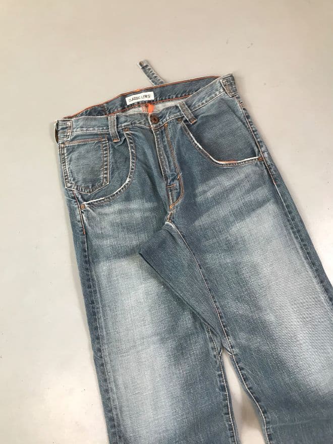 Vintage Levi’s Buckle Belt Dusty Denim – Size 35 thumbnail 3