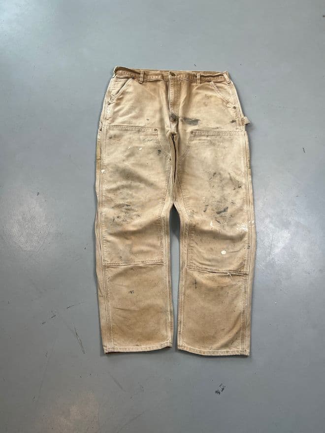 Vintage Carhartt B136 Double Knee Carpenter Denim — image 12 of 13