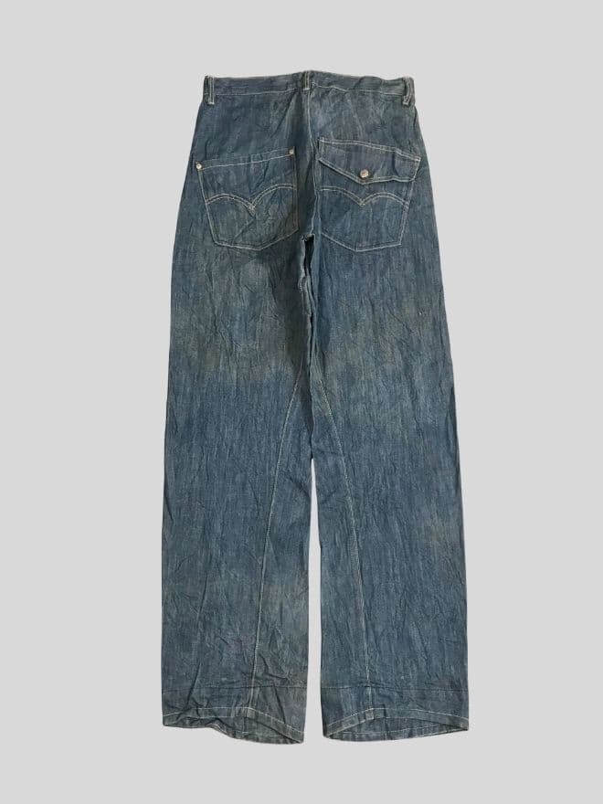 Vintage Levi’s Engineer Jeans Denim — Blue — Size 30 — image 7 of 9