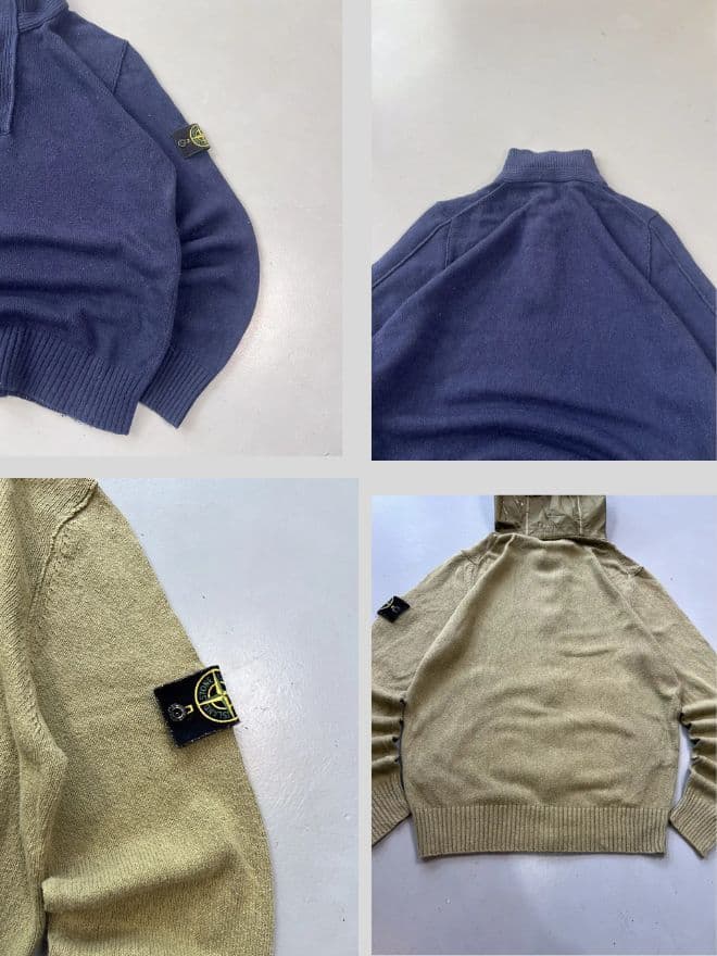 Bundle of 4 Vintage Stone Island Knit Sweaters — image 8 of 16