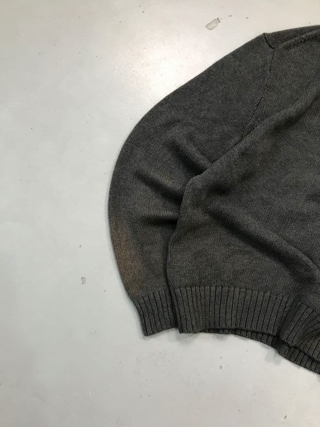 Vintage Polo Ralph Lauren Bear Knit Sweater – Blue – Size M thumbnail 4