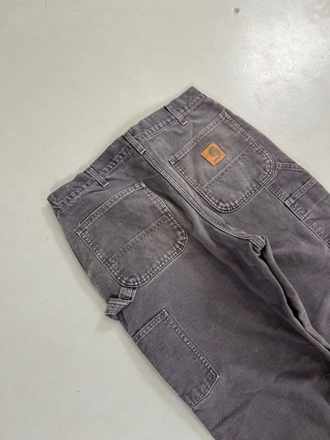 Vintage Carhartt Blanket-Lined Denim Pants — Size 32 — image 7 of 11
