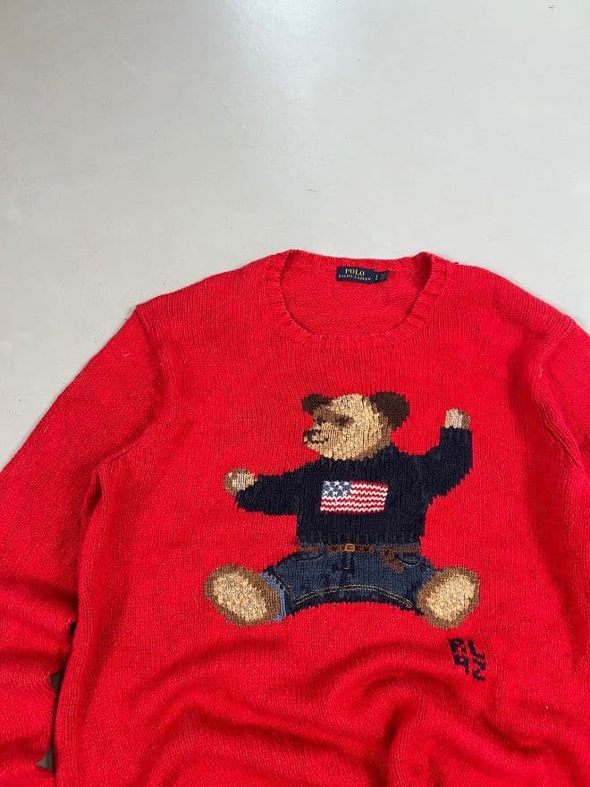 Bundle of Polo Ralph Lauren Bear Knit Sweaters (3 Colors) — image 16 of 24