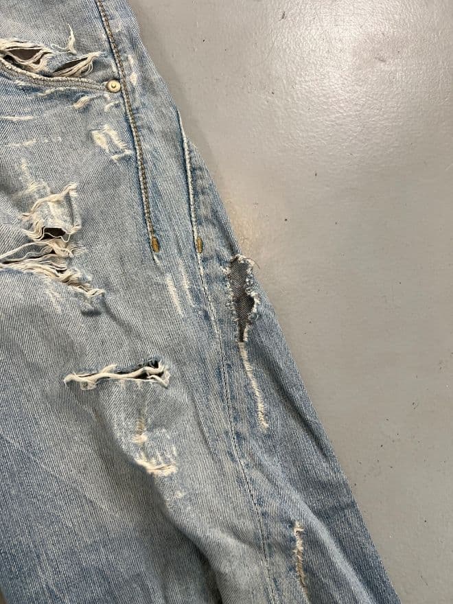 Vintage Levi’s Engineer Jeans Buckle Back Denim — Size 30 — image 7 of 12