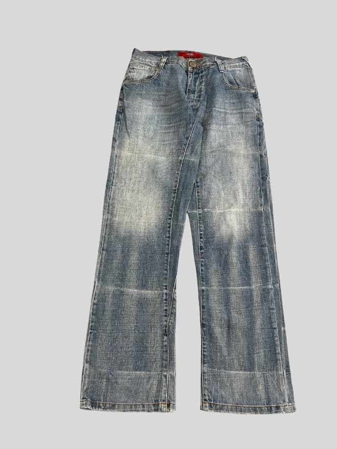Vintage Evisu-Inspired Buckle Belt Denim | Size 30 — image 8 of 11