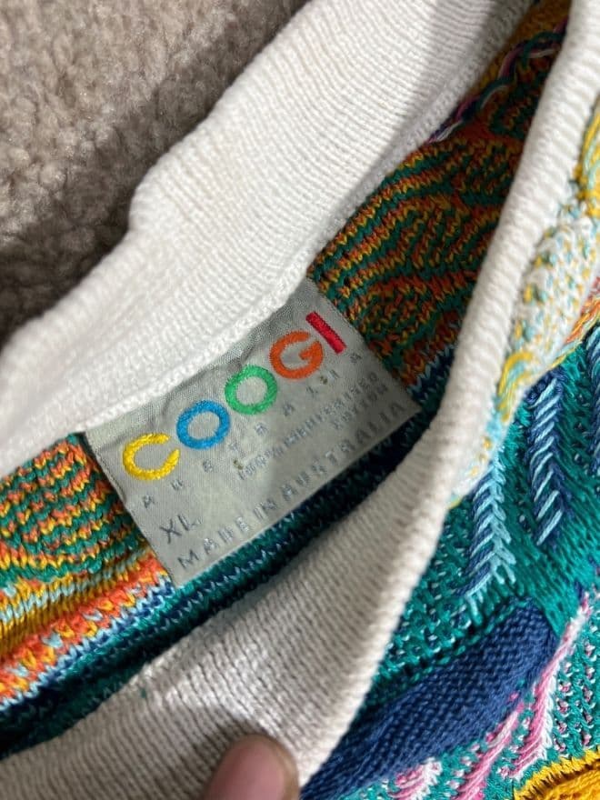 Vintage Coogi 3D Multicolored Knit – Size M — image 3 of 9