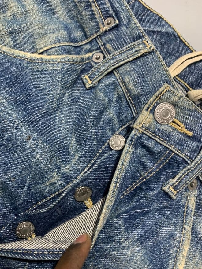 Levi's Vintage Engineer Jeans – Blue Denim – Long 45” Length – Size 30 (Fits 30–32) — image 12 of 12