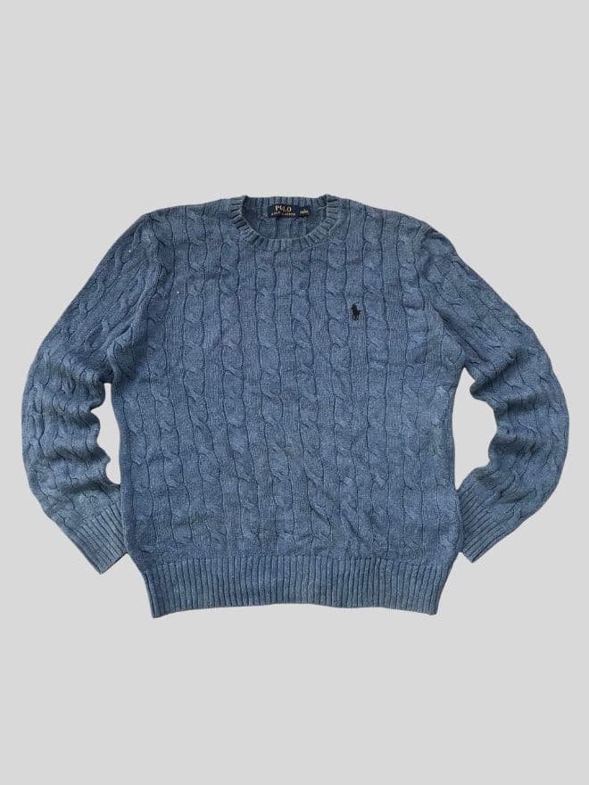 Bundle of vintage Polo Ralph Lauren Polo Bear & Cable Knit Sweaters — image 8 of 13