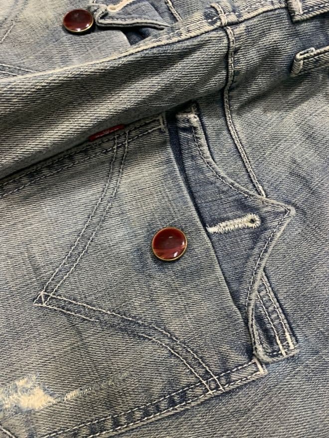 Vintage Levi’s Engineer Denim Jeans – Blue — image 7 of 10
