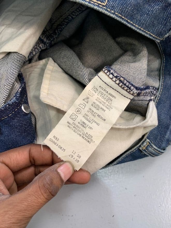 Levi's Vintage Engineer Jeans – Blue Denim – US 30 / EU 46 – Distressed — image 5 of 11