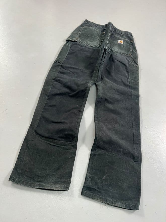 2008 Rare Vintage Carhartt Double Knee Work Pants – Black (Men’s 32) — image 8 of 9