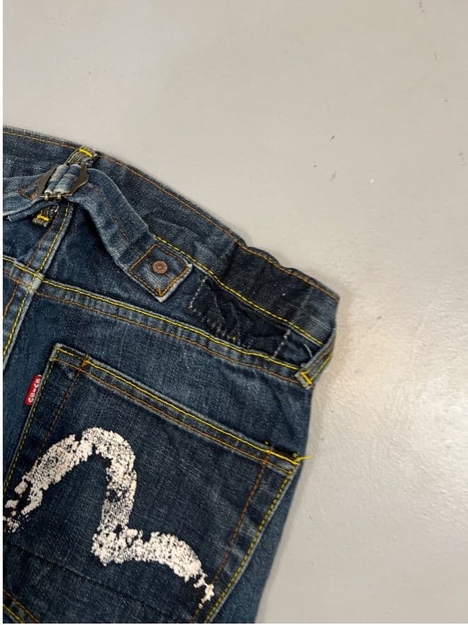 Vintage Evisu Inspired Seagull Denim Pants – Size 30 — image 9 of 9