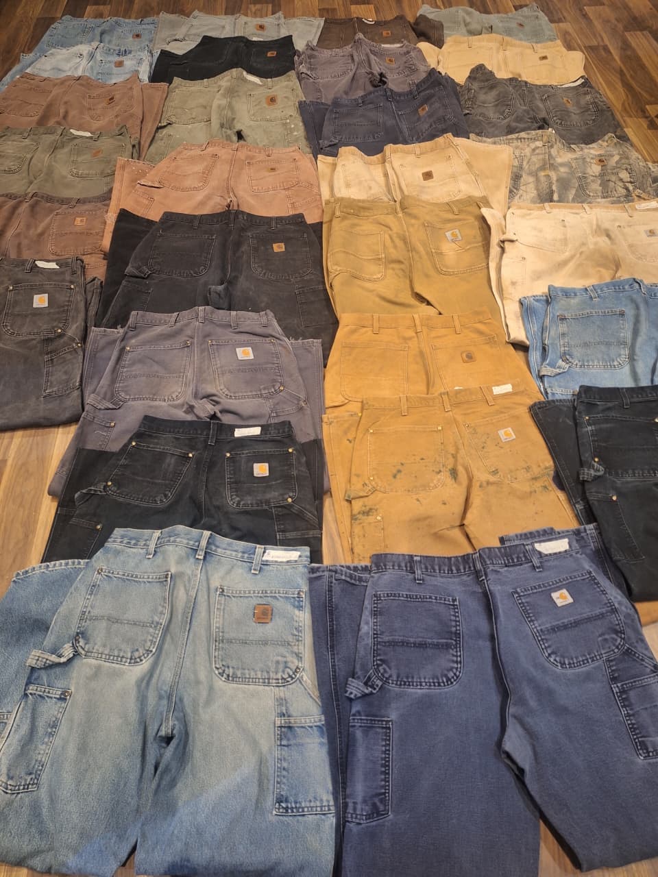 Bundle of Vintage Carhartt Double Knee & Carpenter Pants – Mixed Styles. — image 9 of 11