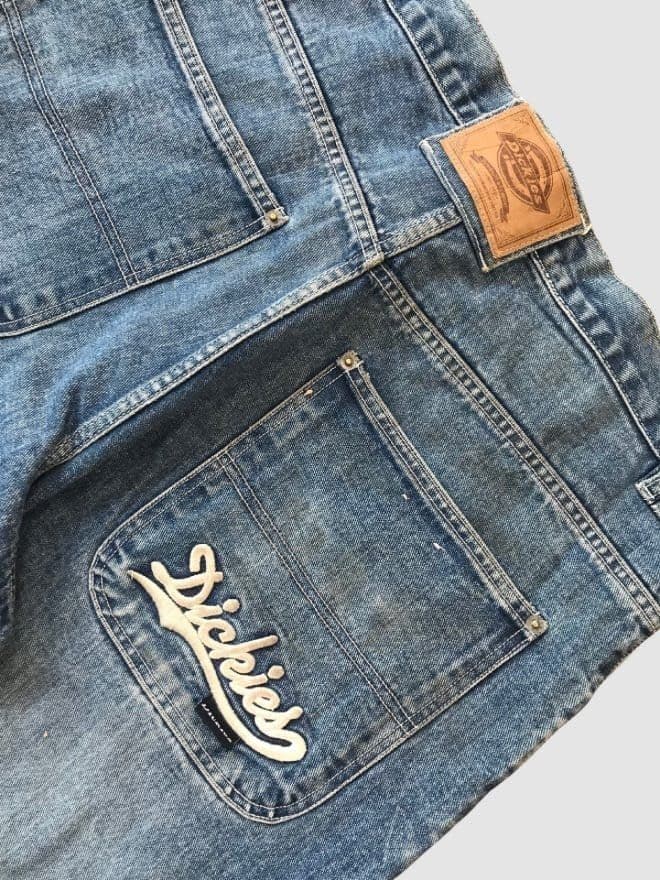 CRAZY VINTAGE DICKIES SPELLOUT BAGGY FIT DENIM — image 6 of 6