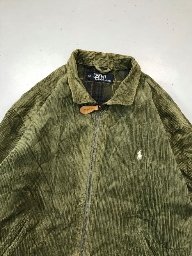 Vintage Polo Ralph Lauren Harrington Jacket Green – Men’s S — image 9 of 10