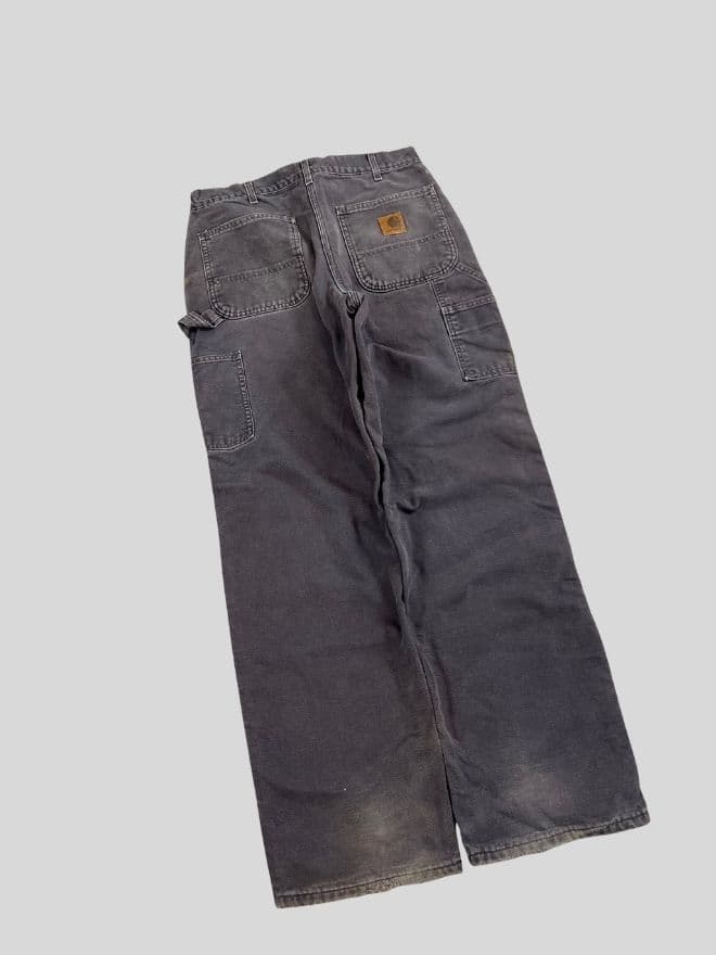 Vintage Carhartt Blanket-Lined Denim Pants — Size 32 — image 6 of 11