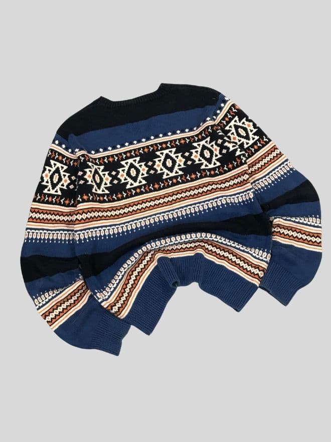 Vintage Lacoste Knit Sweater – Women’s S (Tag M) | Multicolor — image 3 of 8