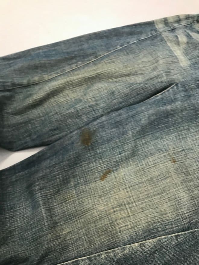 Vintage Levi’s Engineer Jeans with Buckle Belt | Distressed Workwear Denim | Size 34 — image 11 of 11