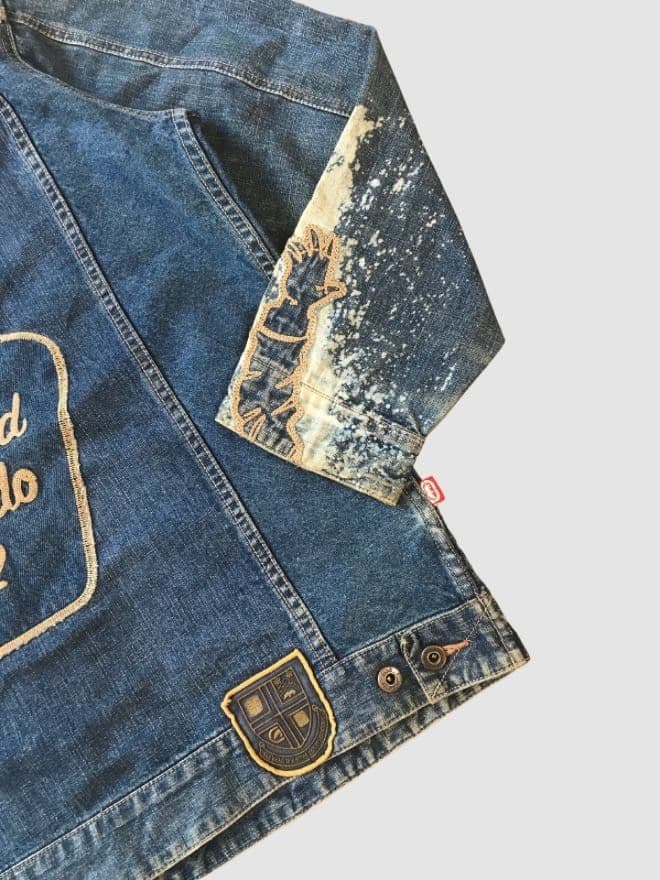 COMBO OF VINTAGE ECKO UNLTD DENIM JACKET AND PANT — image 10 of 15