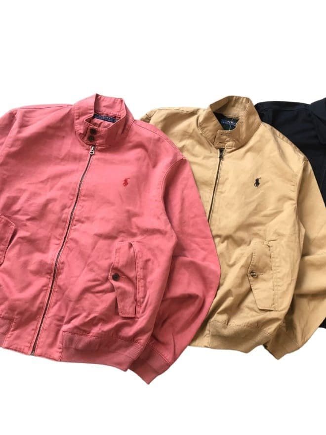 BUNDLE OF 20 FACTORY LEFTOVER VINTAGE POLO HARRINGTON JACKETS thumbnail 3