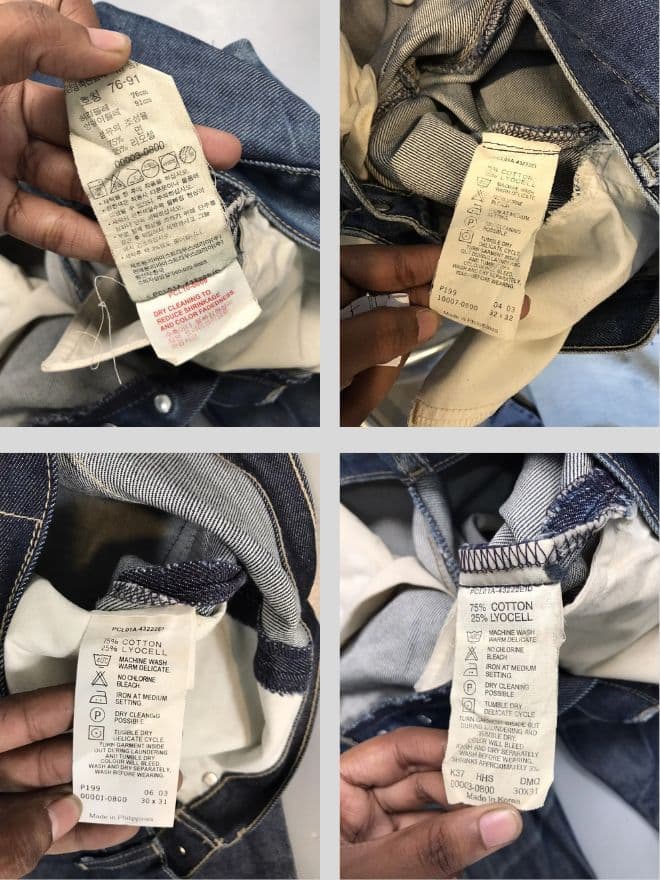 Bundle of 3 Vintage Levi’s Engineer Jeans – Size 32 — image 13 of 14