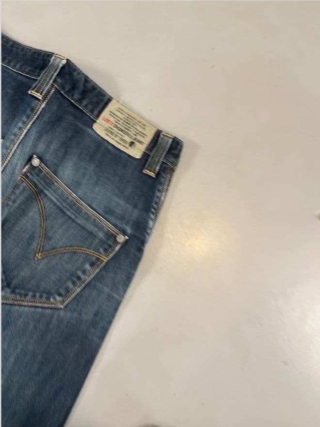 Vintage Levi’s Engineer Jeans w/ Buckle Belt – Distressed Workwear Denim – Size 28 (Men’s) — image 7 of 11