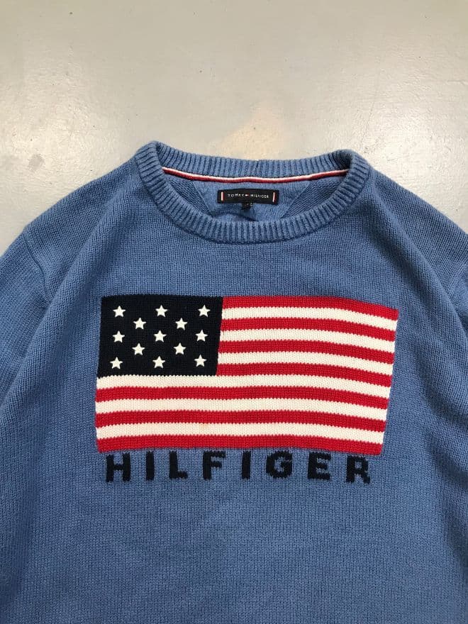 Vintage Tommy Hilfiger Knit Sweater – Women’s Size S (US 4 / IT 40) | Blue — image 5 of 6