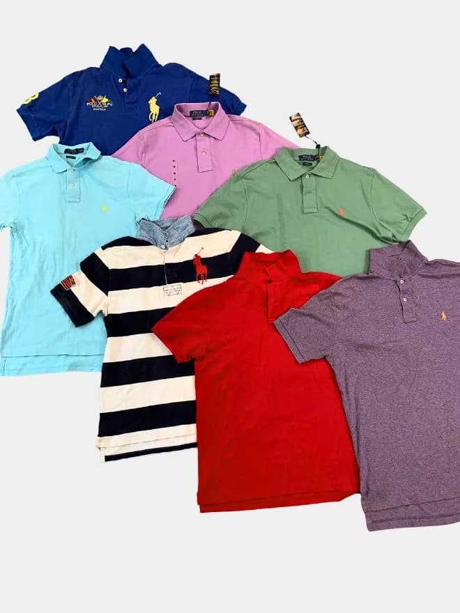 BUNDLE Of Vintage Polo Ralph Lauren Collared T-Shirts — image 10 of 12