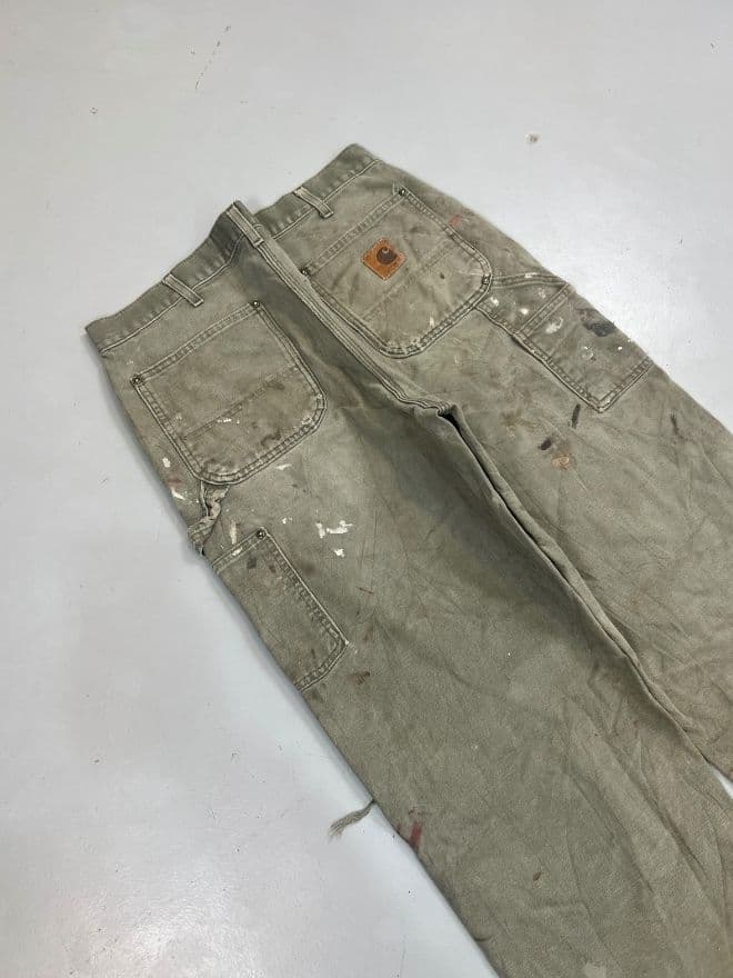 Vintage Carhartt Double Knee Workwear Pants — Size 36 — image 6 of 14
