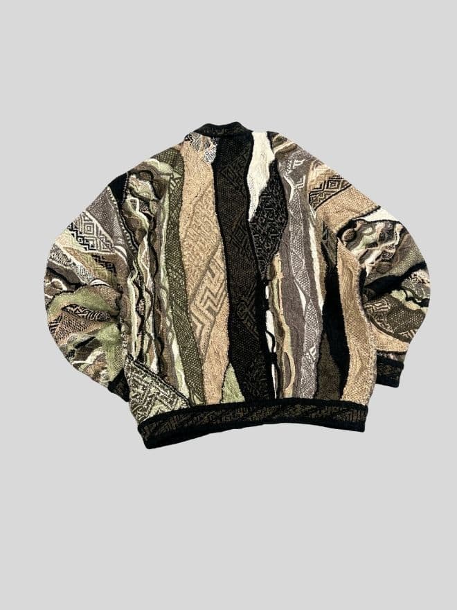 Vintage Coogi 3D Multicolor Knit Sweater — Size M | Streetwear Classic — image 8 of 9