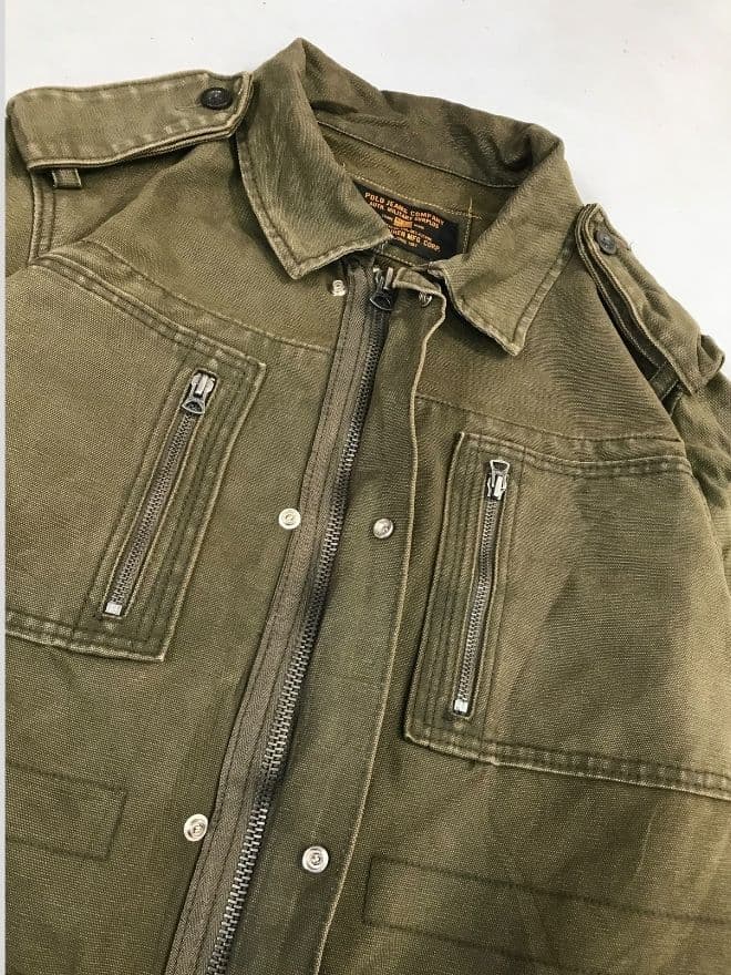 Vintage Polo Jeans Co. Ralph Lauren Military Chore Jacket – Men’s US M / EU 48–50 — image 12 of 12