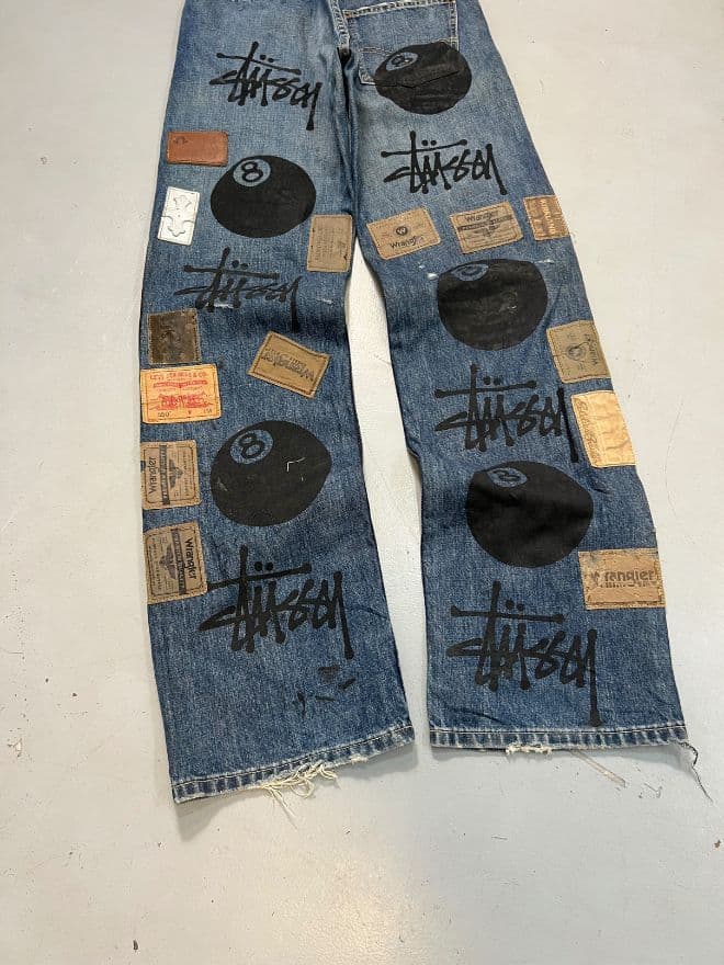 Vintage Levi’s Selvedge Button-Up Denim Jeans – Men’s Size US 28 (EU 44) | Blue — image 11 of 17