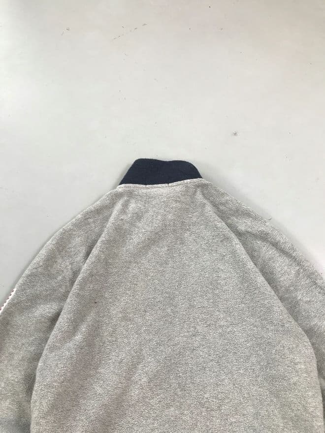 Vintage Polo Ralph Lauren Spell Out Big Pony Knit Sweater — Men’s L — Grey — image 5 of 9
