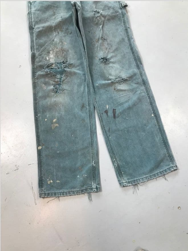 Vintage Carhartt Painted Carpenter Denim – Men’s Size 31 — image 7 of 10