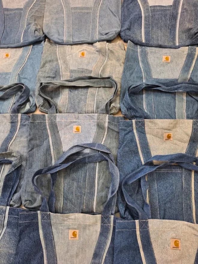 Bundle of Upcycle  Denim Tote Bag — image 7 of 7