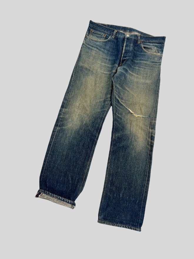 Vintage 90s Levi’s Selvedge Faded Denim (Size 36) — image 6 of 11