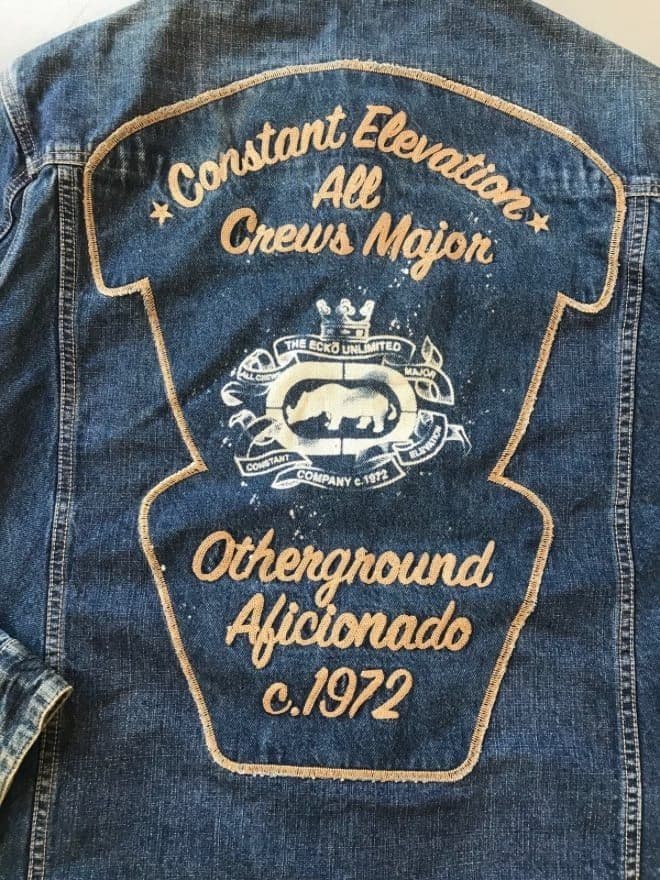COMBO OF VINTAGE ECKO UNLTD DENIM JACKET AND PANT — image 9 of 15