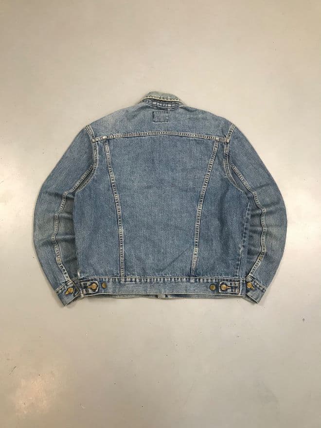 Late 80s Vintage Lee Trucker Denim Jacket (S) — image 8 of 9