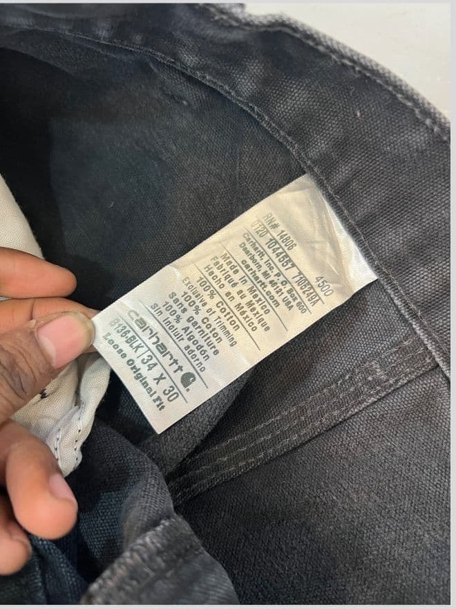 Rare Vintage Carhartt Thrashed Double Knee Pants – Men’s US 32 / EU 48 — image 6 of 10