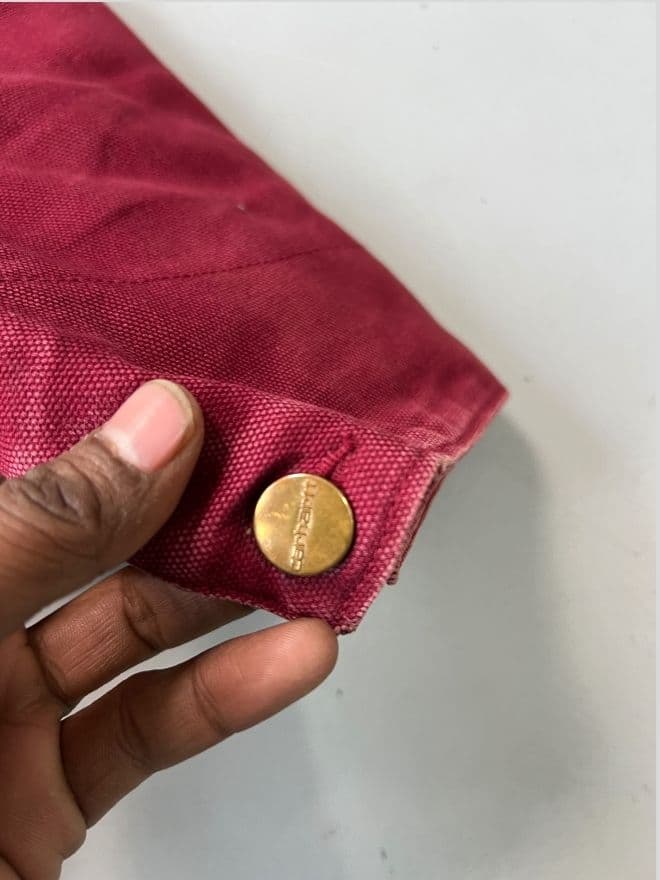 Vintage Carhartt Blanket Lined Chore Jacket – Men’s Small (Workwear) — image 7 of 10