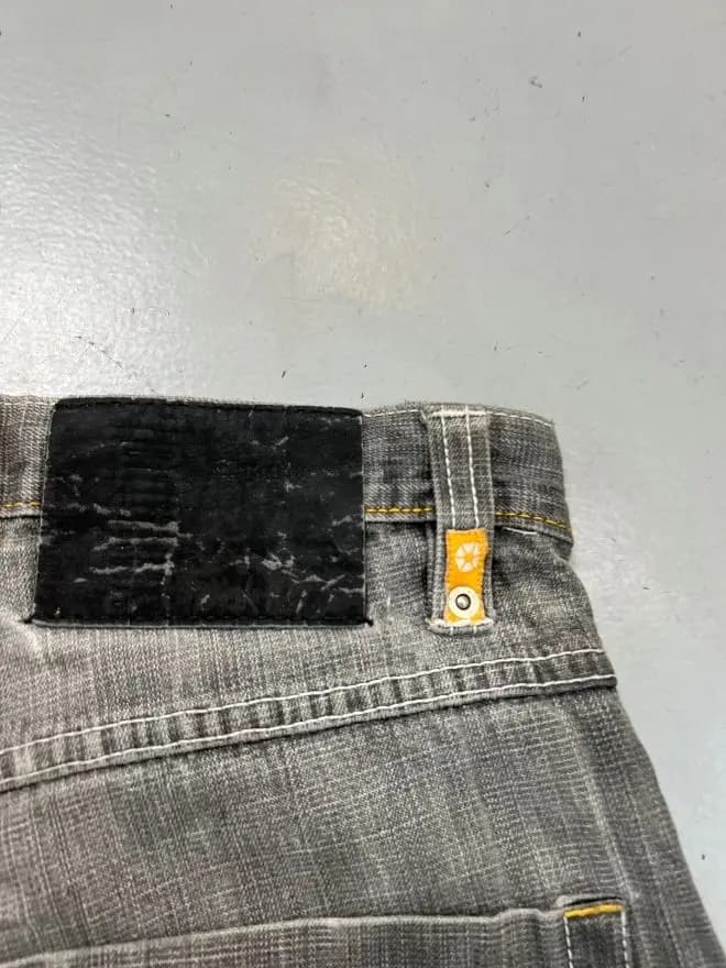 Vintage Southpole Patch Embroidered Denim | Size 34x33 | Black Streetwear Jeans — image 7 of 10