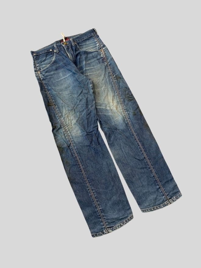Vintage Levi's Engineer Jeans – Blue Denim Avant-Garde — image 9 of 9