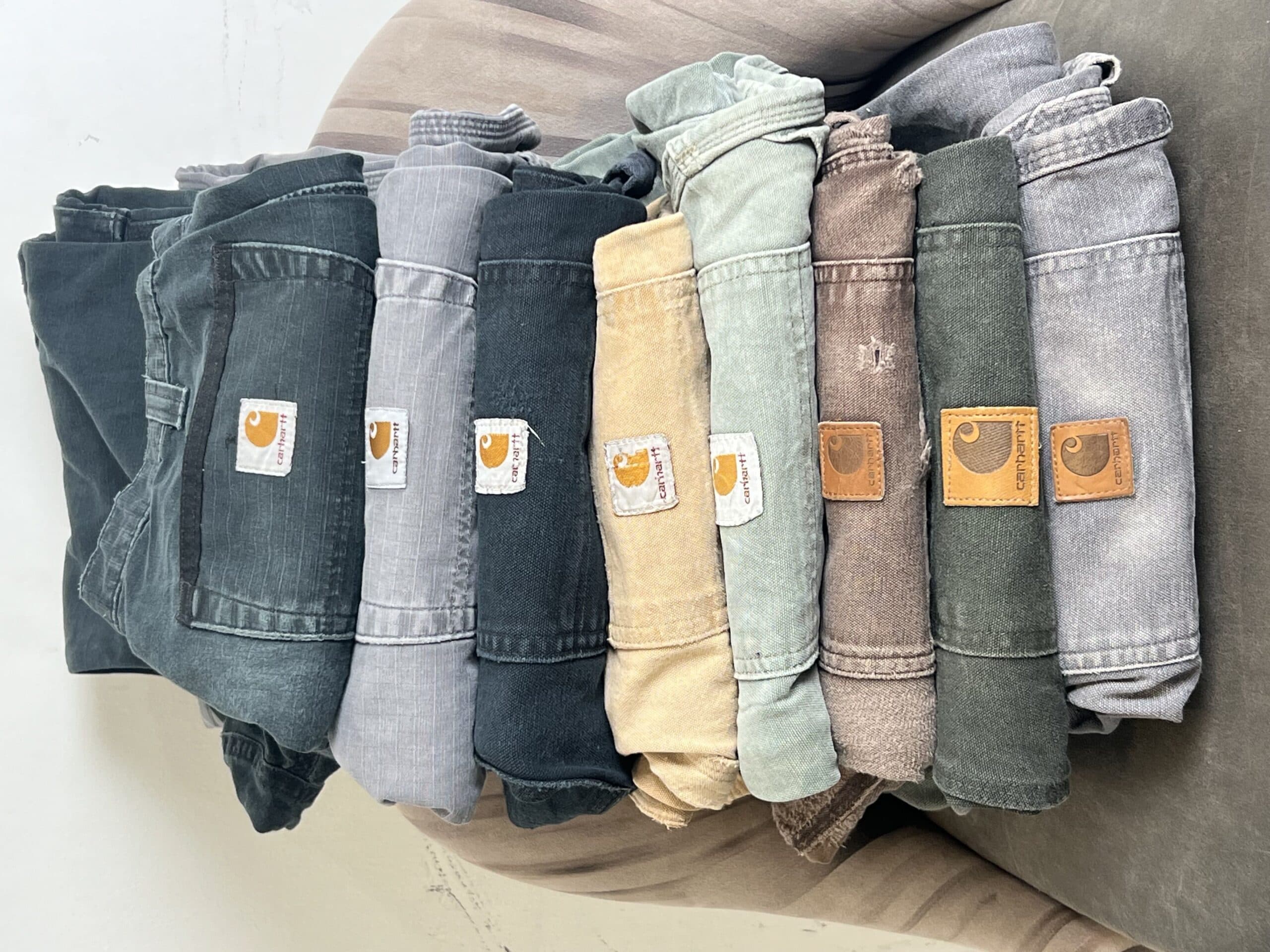 Bundle of Vintage Carhartt Double Knee & Carpenter Pants – Mixed Styles. — image 8 of 11