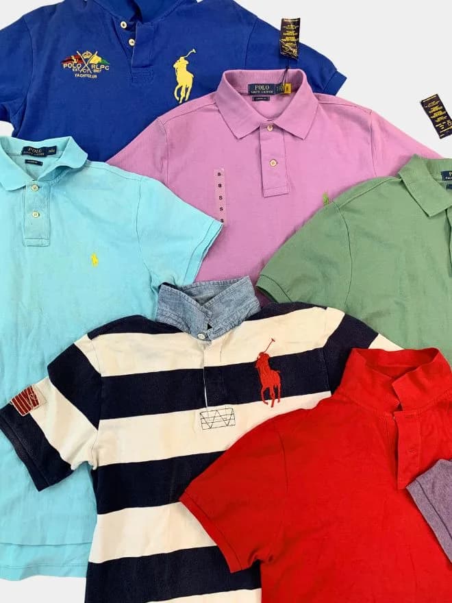 BUNDLE Of Vintage Polo Ralph Lauren Collared T-Shirts — image 5 of 12