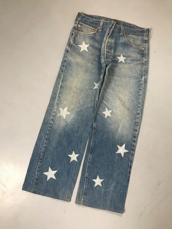 Vintage Levi’s 501 Crazy Baggy Fit Denim (36) — image 10 of 11