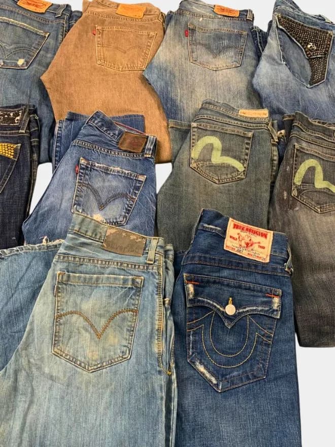 BUNDLE OF MIX BRAND DENIM – Evisu, Levi's 501, TR — image 5 of 6