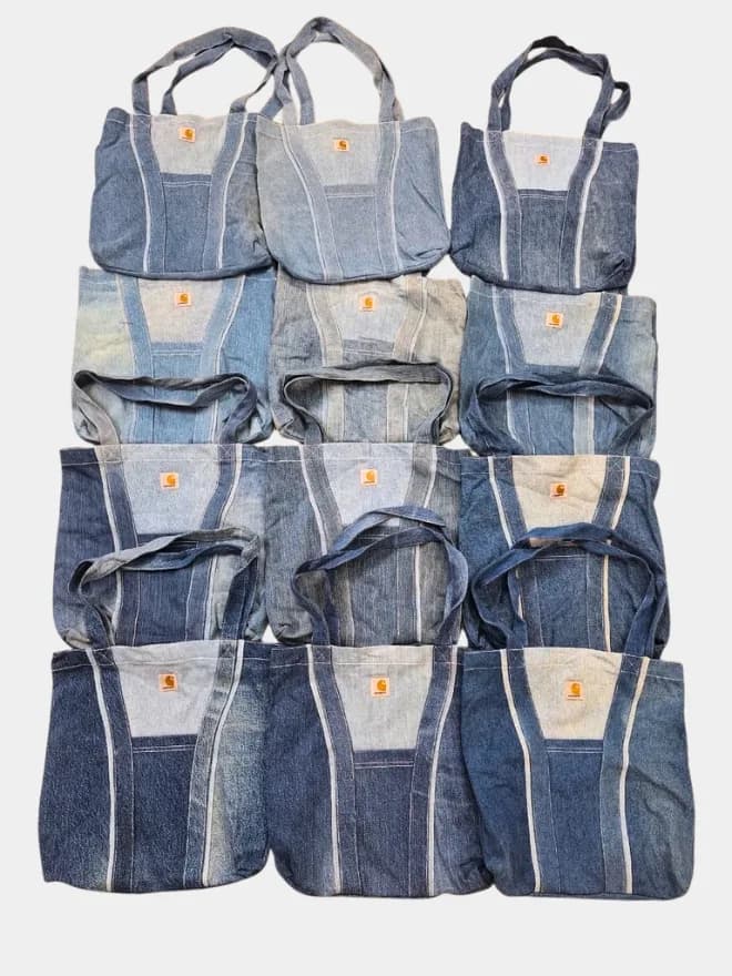 Bundle of Upcycle  Denim Tote Bag thumbnail 2